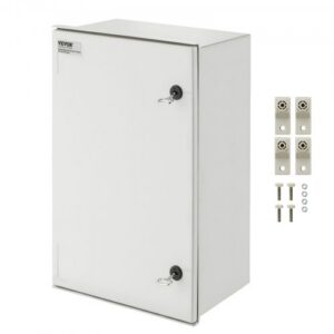 NEMA tērauda elektriskais korpuss, 60 x 40 x 23 cm, NEMA 4X stiklašķiedras elektrības kārba, IP66 putekļu un ūdensizturīga