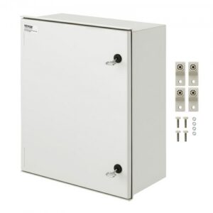 NEMA tērauda elektriskais korpuss, 60 x 50 x 23 cm, NEMA 4X stiklašķiedras elektriskā kaste, IP66, ar montāžas plāksni