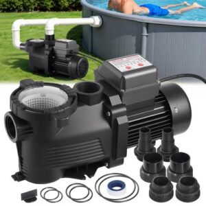 550 W basseinipump, 14 000 l/h maksimaalne vooluhulk, ühesageduseline, 220-240 V, 3450 p/min, 12 m tõstekõrgus