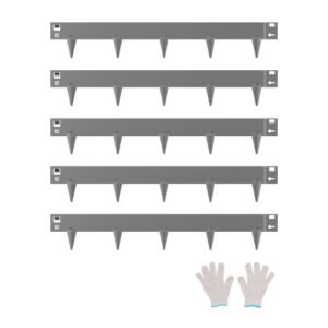 Terasest maastikupiire, 5 tk, 990 x 156 mm, tumehall