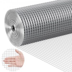 Tsingitud terastraatvõrk, 12,7 mm, 1220 mm x 15,24 m, 19 gauge
