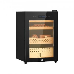 Elektriskais cigāru humidoru skapis, 60 l, 350 cigāri, kompresora dzesēšana, 3 līmeņi, JC-60