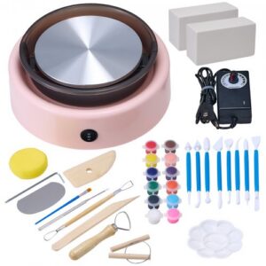 Mini podniecības virpa, 158 mm grozāmais disks, rotācija uz priekšu un atpakaļ, regulējams ātrums