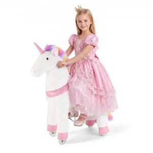 Sõiduunicorn lastele, 80 kg kandevõimega