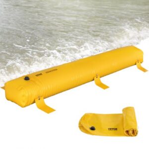 Üleujutustõke, 3,66 m x 51 cm, liivakoti alternatiiv, korduvkasutatav PVC veetõke kodu, ukse ja garaaži jaoks