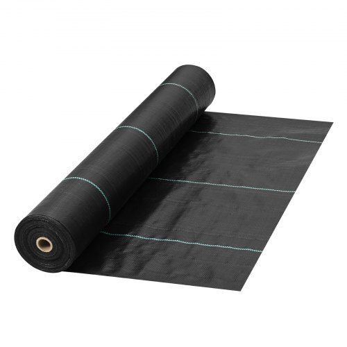 Piktžolių barjero audinys , polipropilenas, juodas, 1,2 x 30,5 m, 197 g/m²