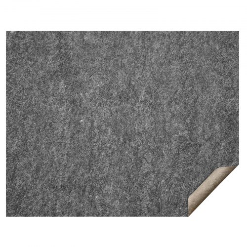 Neslystantis kilimo paklotas 8 x 10 pėdų, 1/4 col. storio, dvipusis, pilkas