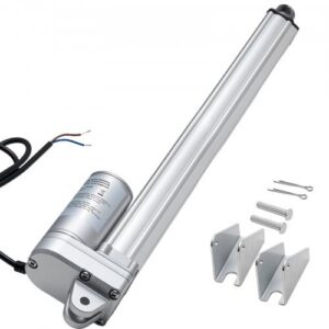 12 V lineaarajam, 304,8 mm käiguga, IP65 veekindel, 3000 N, 5 mm/s, kinnituskronsteiniga