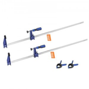 2-osaline F-klamber komplekt puidutööks, 91,4 cm avaga, lukustatav, 272 kg kandevõime, 63,5 mm sügavus