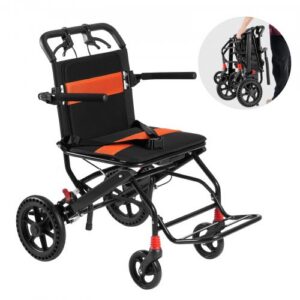 Alumiiniumisulamist transpordiratastool, kokkupandav, 45,7 cm iste, 100 kg