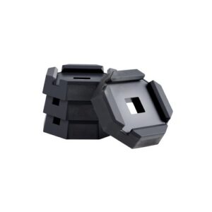 RV tasanduspadi 4 tk komplekt, kummist haagise tugitallad, igaüks kuni 2270 kg, sobib 139, 7 x 139