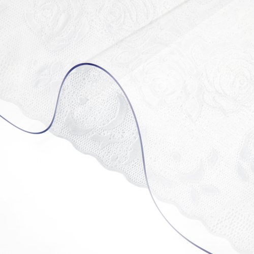 Läbipaistev PVC lauakate 101,6 x 182,8 cm, 1,5 mm, ristkülikukujuline