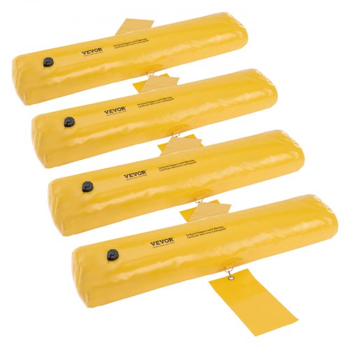 Potvynio barjerai , 4 vnt., PVC tentas, 122 x 25 x 17 cm