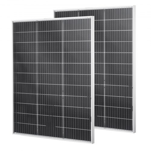 2 kpl 100 W kaksipuolinen aurinkopaneeli, N-tyypin yksikiteinen PV-moduuli, MC4-lähtö, alumiinirunko