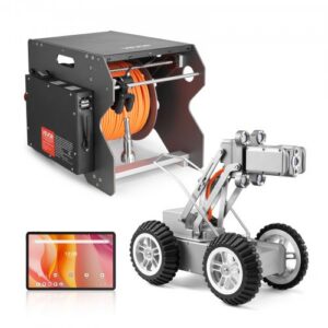 Kanalizācijas cauruļu pārbaudes robots