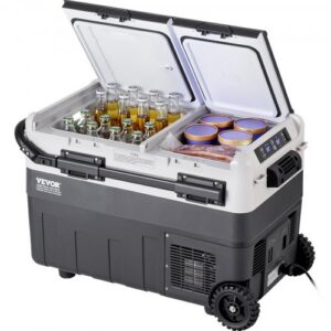 Kaasaskantav auto külmik, 12 V, 40 l, kahe tsooniga, kompressoriga, mudel X40K