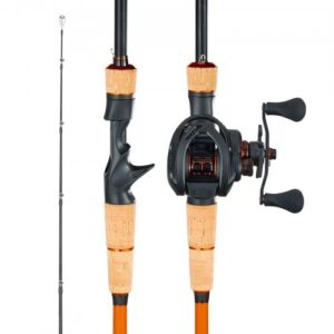 Meškerės ir ritės rinkinys, IM7 anglies pluošto baitcasting, 2,13 m, 7+1 guoliai, 7.0:1