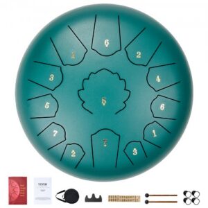 30 cm terastongtrumm, 13 nooti, C-duur, roheline