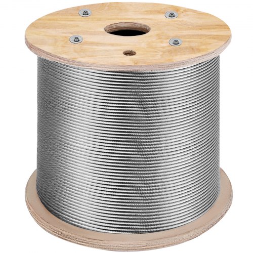 Nerūsējošā tērauda trose 4,8 mm x 305 m, T316, 1x19 konstrukcija