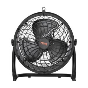 Põrandaventilaator, 3 kiirust, 36 cm tööstuslik ventilaator, 4281,5 m³/h, 360° reguleeritav kalle
