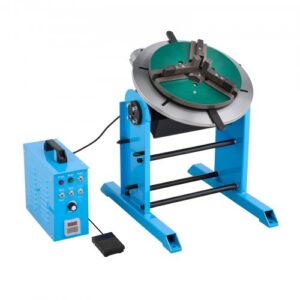 Pöörlev keevituspositsioneer, 200 kg kandevõime, -45° kuni 90° kaldenurk, 0,5–5 RPM