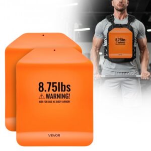 Kumerad raskusvesti plaadid, 4 kg paarid, terasest taktikalised raskusplaadid vestile