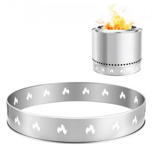 Suitsukausi alus Solo Stove Bonfire jaoks, 587 mm tulekiviringi tugi, roostevabast terasest kaasaskantav välitingimustes alus
