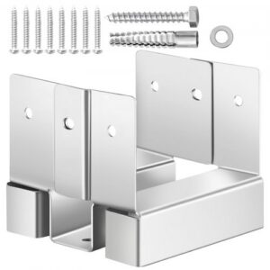 4x4 posti alus, 10 tk, 89,6 x 90,5 mm, tsingitud süsinikterasest
