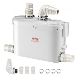 Maceratoriaus siurblys 500 W, 110 l/min, 8 m kėlimo aukštis, 4 įvadai, modelis FLO500-DE Pro