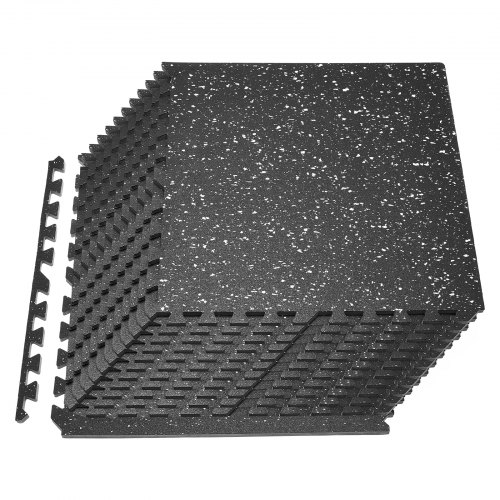 24 vnt. dėlionės formos mankštos kilimėlis, 610 x 610 x 14 mm, EVA putų kilimėlių rinkinys