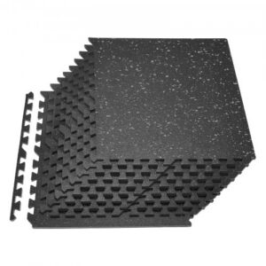 Dėlionės mankštos kilimėlis, 12 vnt., 610 x 610 x 14 mm, EVA putų tarpusavyje sujungiamos plytelės