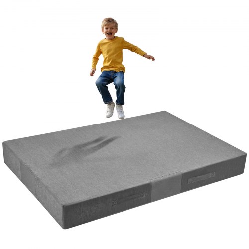 Crash pad, 1800 x 1210 mm, pilkas, vaikams ir suaugusiesiems