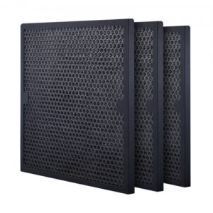 Aktyvintos anglies oro filtrai ZHP2301-C, 3 vnt., 40 x 40 cm, juodi