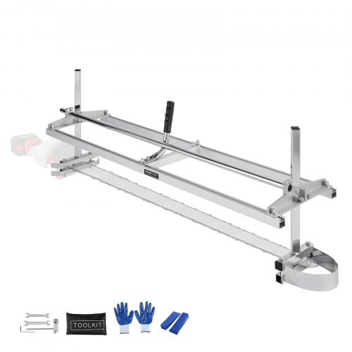 Ķēdes zāģa frēzes rāmis, pārnēsājama gatera vadsliedēm 36 cm līdz 122 cm
