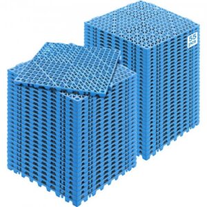 Modulaarne lukustuv drenaažimatt, 55-osaline 30 x 30 cm, sinine