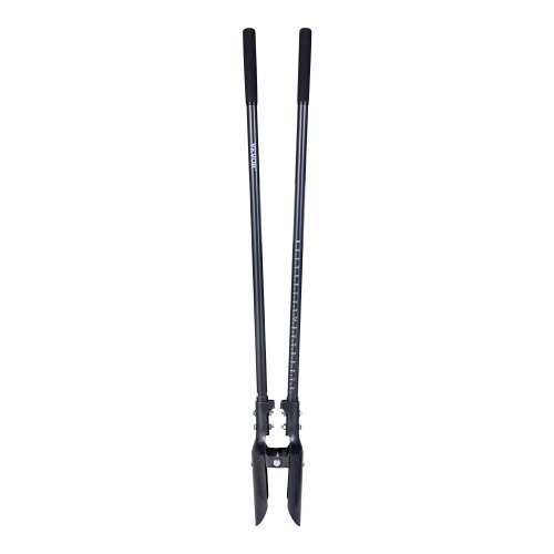 Rankinis stulpų duobučių kastuvas, plieninė rankena, 1460 mm