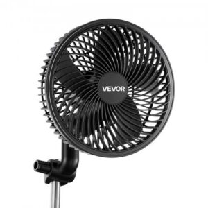 Taimede ventilaator, klambriga laaditav USB-C, 9 kiirust, 1 tk.