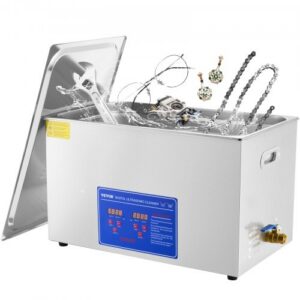 Professionaalne ultrahelipuhasti, 30 l, roostevaba teras, 40 kHz