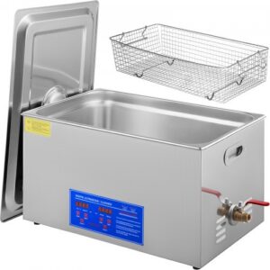 22 l ultraskaņas tīrītājs, nerūsējošais tērauds, 480 W, 500 x 300 x 150 mm