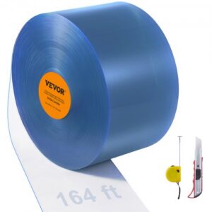 PVC ribakardin, 50 m x 20,3 cm rull, selge plast, jahuti ja sügavkülmiku jaoks