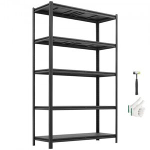 5 lentynų reguliuojama metalinė sandėlio lentyna, 1360,8 kg, 1230 mm x 465 mm x 1962 mm, modelis SS4818HHA