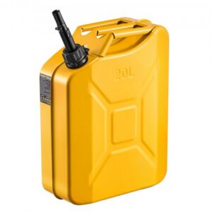 Metallist kütusekanister, 20 l, tila ja mugava käepidemega, 6 l/min maksimaalne vooluhulk
