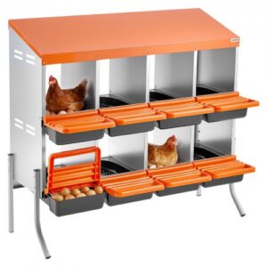 Kanade munapesakast 8 kambriga, tugijalgadega, oranž