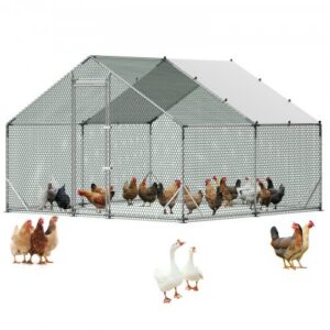 Metalinis vištidės aptvaras , 3 x 3 x 2 m, su PE danga