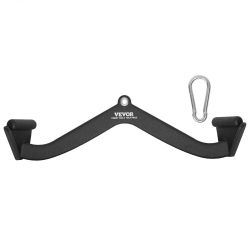 Kaasapainolaitteen kahva LAT pulldown, musta, 65 x 17 x 19 cm