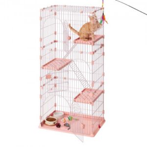 4-korruseline kassipuuri 84 x 60,5 x 163,5 cm metallist moodulpuur redelitega