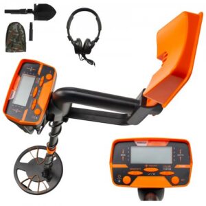 Kollane metallidetektor 3010, veekindel, LCD-ekraaniga, täiskasvanutele ja lastele