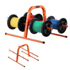 Kaablirullide alus, 45 kg kandevõimega, kuni 8 rulli, terasest hoidik, 240 mm läbimõõt