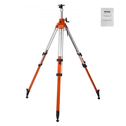 Laseritason kolmijalka 5/8"-11 kierteisellä kiinnityksellä, 1145-2905 mm korkeussäätö mittausjalusta