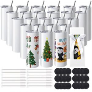 24 tk sirged sublimatsioonitopsid, 591,5 ml, roostevabast terasest topeltseinaga topsid